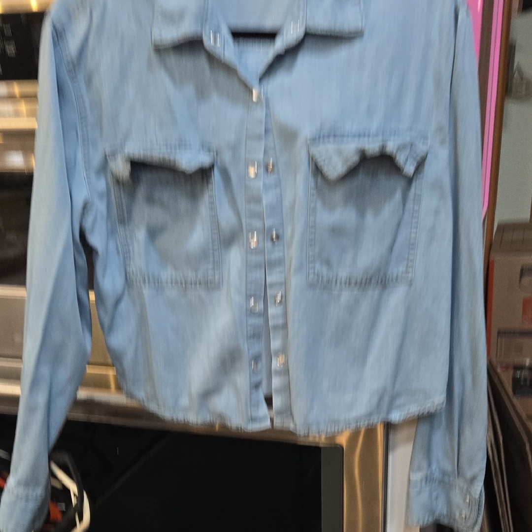 Martha Stewart Collection Light Blue Denim Shirt